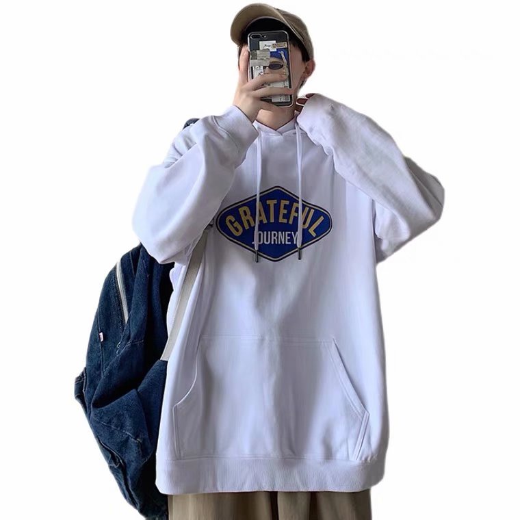 Áo hoodie nam size M-5XL dáng rộng sành điệu thời trang mùa đông