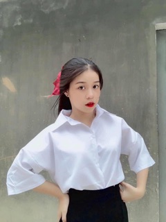 Áo sơ mi tay lỡ