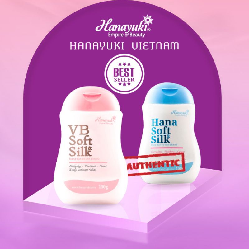 [Rẻ cực sốc ] Dung dịch vệ sinh vùng_kín nam nữ Hana VB Soft Silk chính hãng 100%- Glow Vietnam