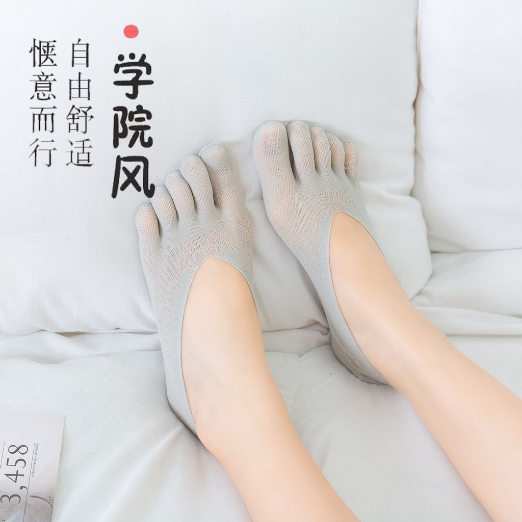 Tất Lười Phối Ren Chống Trượt Cho Nữ