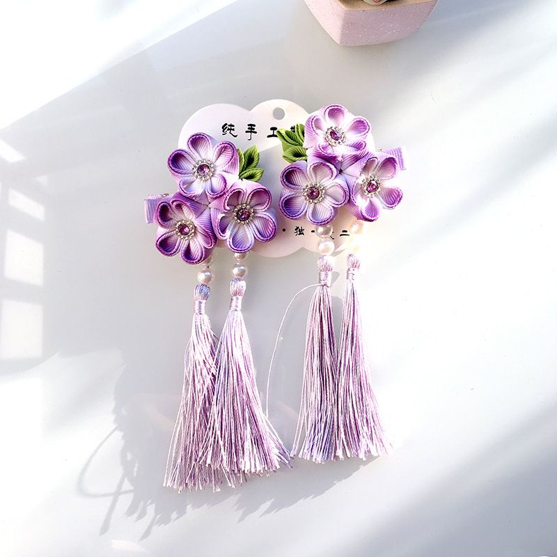 Kẹp tóc kanzashi 04