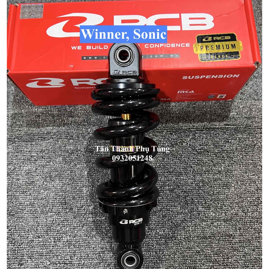 Phuộc RCB M2 ty vàng Exciter 135, 150, 155, Winner, Sonic Chính hãng Phukienxe