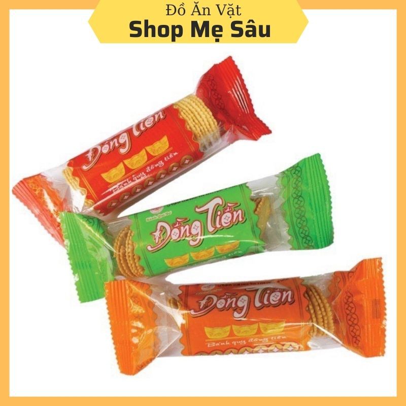 1 Gói Bánh Quy Đồng Tiền 💖 FREESHIP 💖 Bánh Quy Bơ Sữa Hiệu Đồng Tiền Hải Việt - Date Mới Nhất
