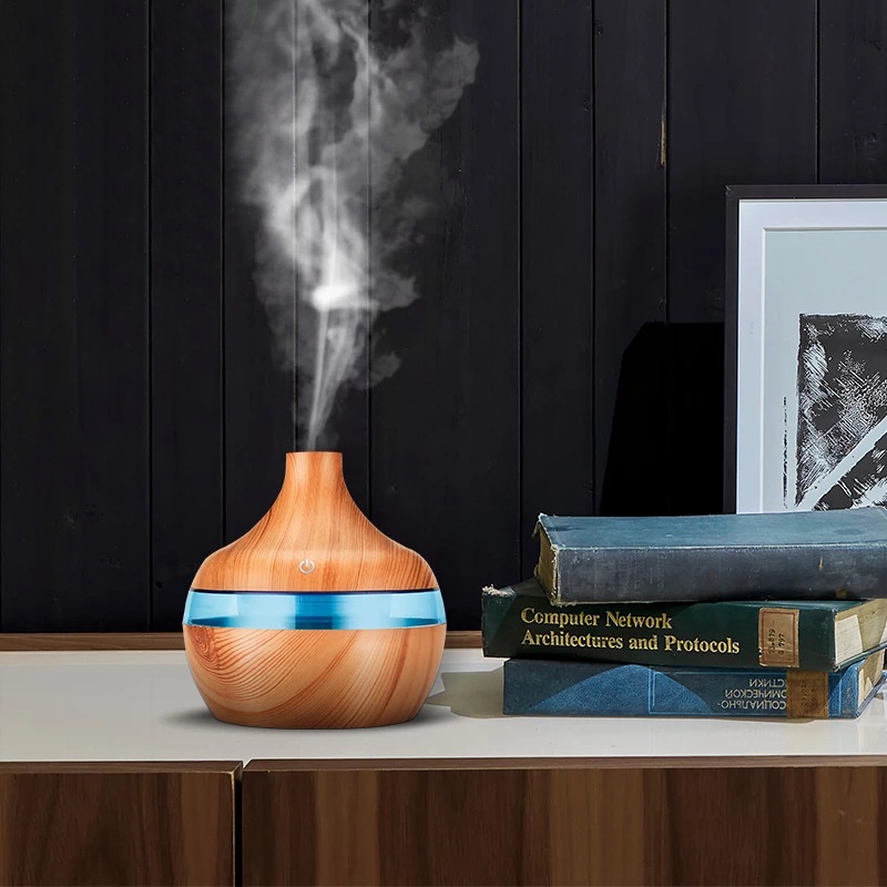 Máy khuếch tán tinh dầu phun sương Aroma : máy xông tinh dầu tỏa hương tạo độ âm cho ngôi nhà, xua đuổi côn trùng