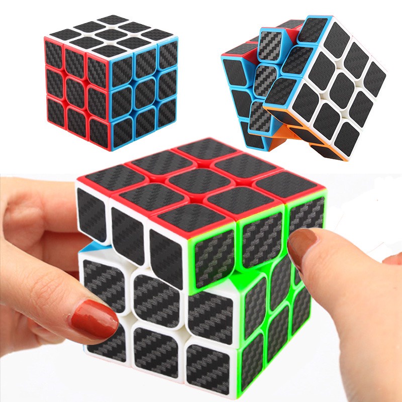 Đồ Chơi Trí Tuệ Khối Rubik 2x2 Carbon MoYu MeiLong &amp; Khối Rubik 3x3 Carbon MoYu MeiL