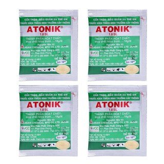 (giá rẻ) Combo 4 gói thuốc kích thích tăng trưởng, nảy mầm Atonik