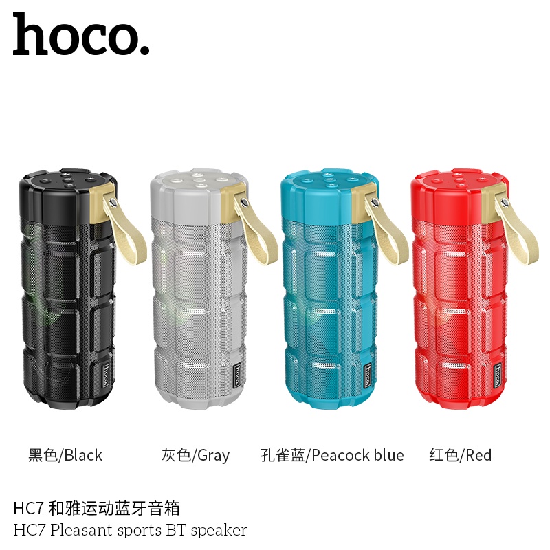 Loa Bluetooth Chính Hãng Hoco HC7 Âm Thanh Trầm Ấm, Bảo Hành 12 Tháng