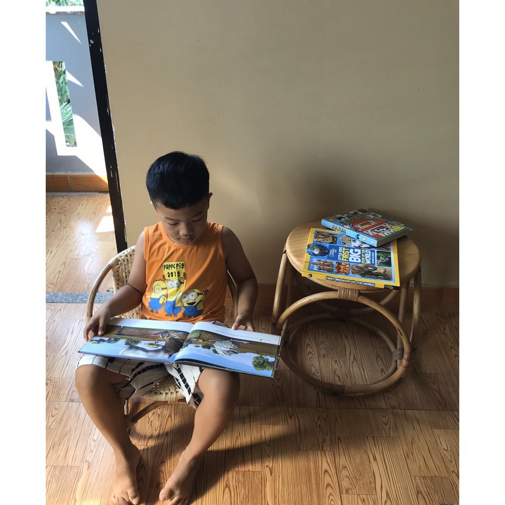 Ghế mây  thư giãn  trẻ em dành cho studio, có ảnh thật dành cho bé từ 1 đến 6 tuổi kích thước rộng 35 cm cao 49 cm | BigBuy360 - bigbuy360.vn