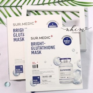MẶT NẠ DƯỠNG TRẮNG DA 𝐒𝐔𝐑.𝐌𝐄𝐃𝐈𝐂+ 𝐁𝐫𝐢𝐠𝐡𝐭 - 𝐆𝐥𝐮𝐭𝐚𝐭𝐡𝐢𝐨𝐧𝐞 𝐌𝐚𝐬𝐤