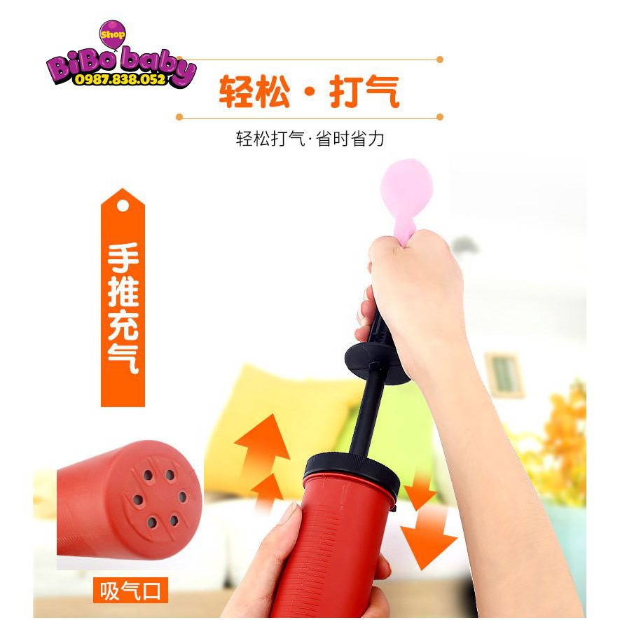 Bơm bóng bằng tay size lớn 28cm