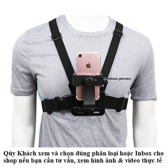 Dây Đai Đeo Ngực Gắn Điện Thoại - Camera Hành Trình