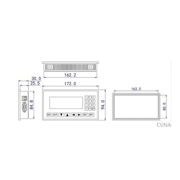 OP325-A - Màn hình TEXT Touchwin Xinje
