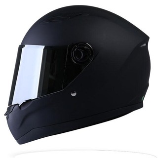 Mũ Bảo Hiềm Fullface Agu Đen Trơn