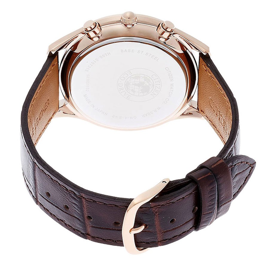 Đồng Hồ Nam Citizen Dây Da AT2362-02A - Mặt Trắng (Sapphire)