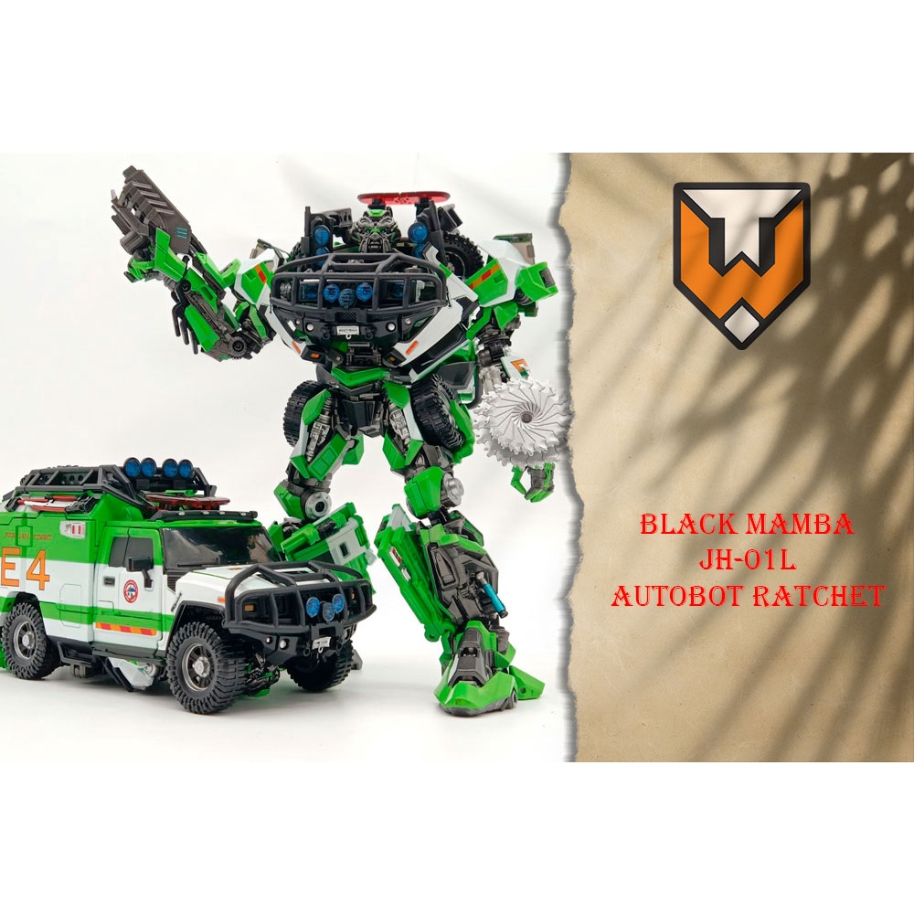 Mô hình Transformer JH01 JH01L JH-01L Autobot Ratchet DOTM