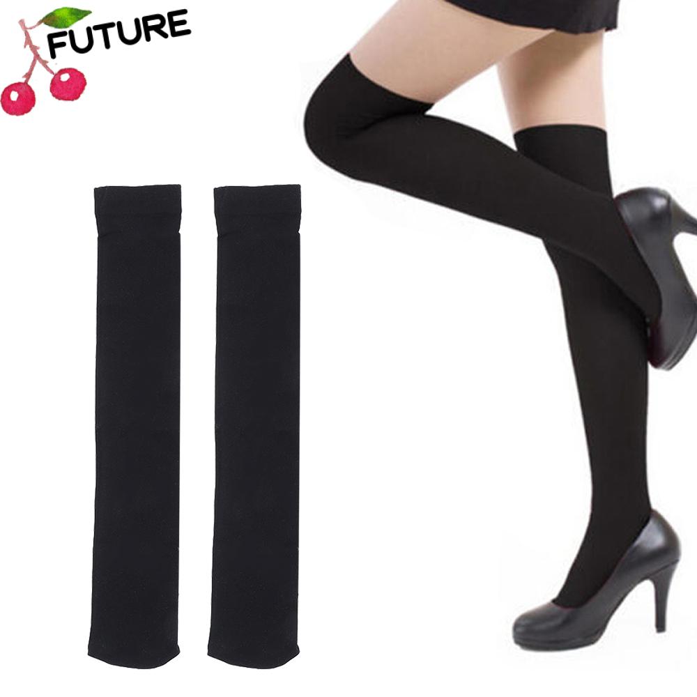 Đôi Vớ Dài Trên Đầu Gối Chất Lượng Cao Co Giãn Màu Sắc Quyến Rũ Thời Trang Cao Cấp Cho Nữ