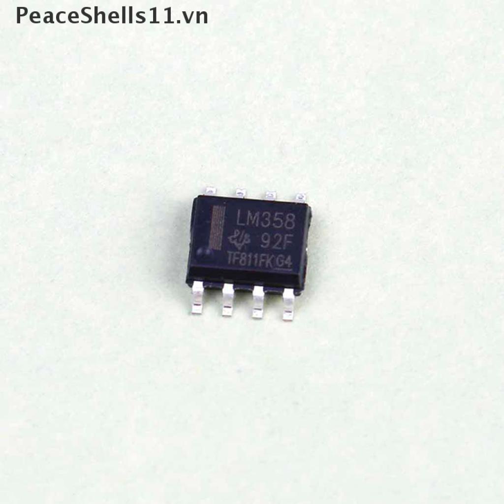 Set 10 Bộ Khuếch Đại Âm Thanh Đôi Lm358Dr Smd Sop8 Lm358 Vn