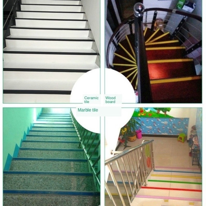 Miếng Dán Bậc Cầu Thang Bằng PVC Chống Trượt Tự Dính 4