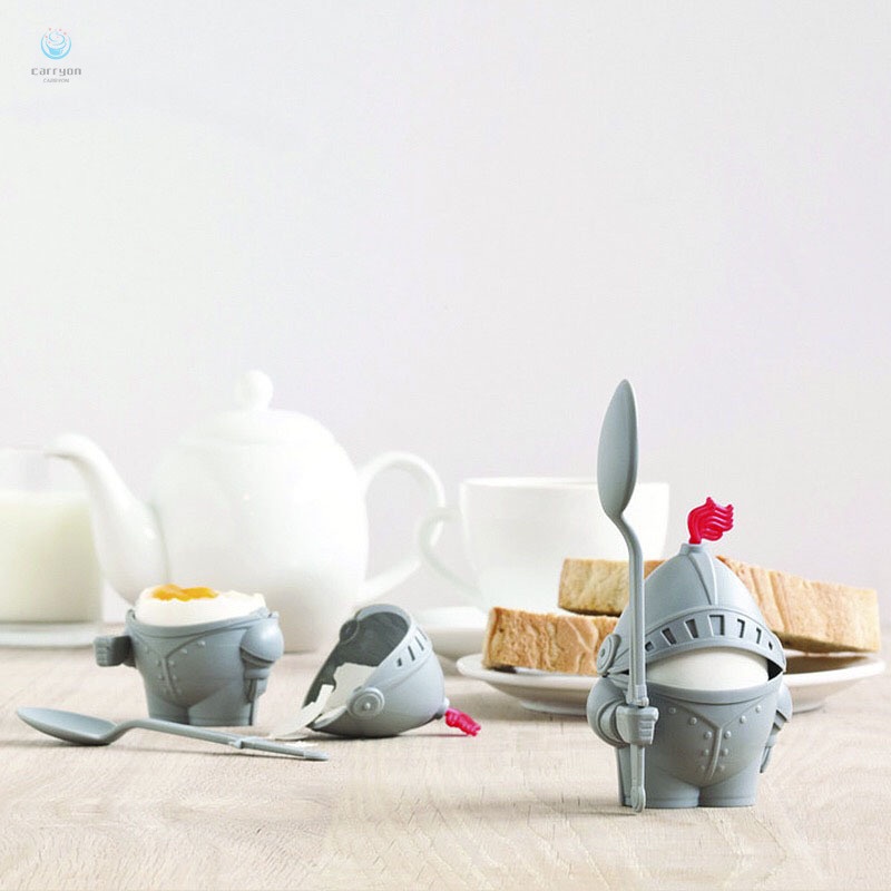 Cốc Đựng Trứng Luộc Hình Hiệu Sĩ Có Muỗng Dễ Thương Thân Thiện Với Môi Trường