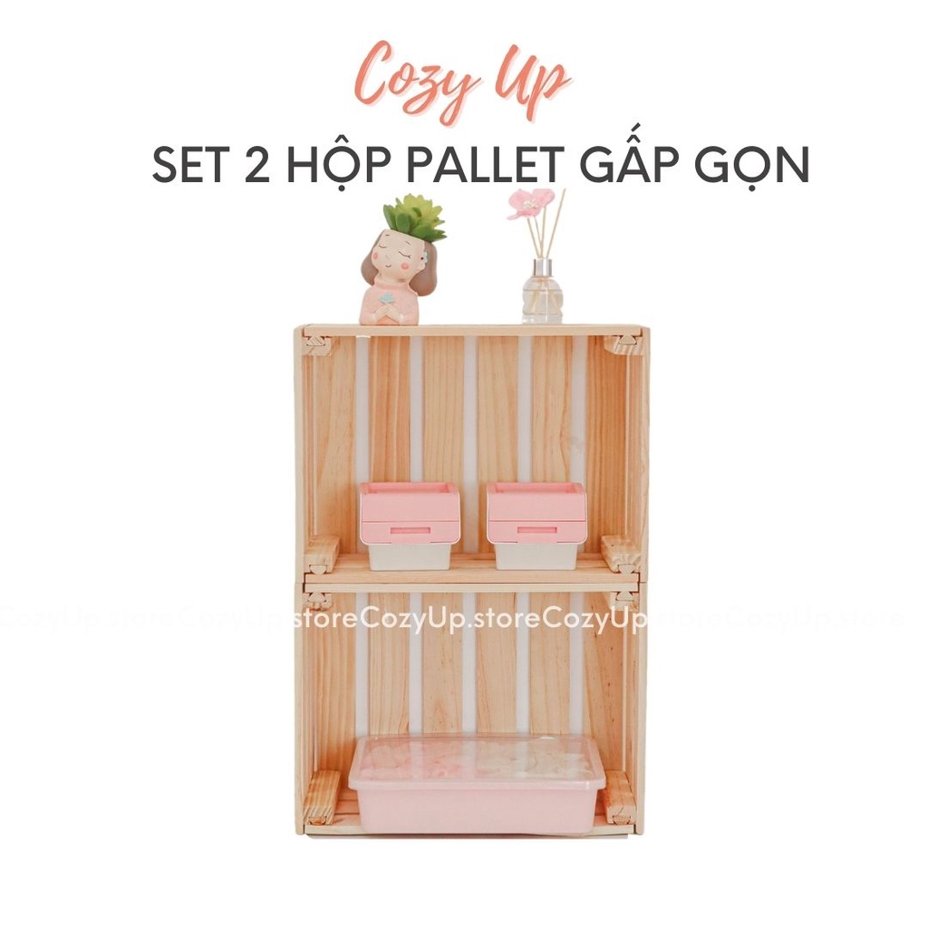THÙNG PALLET GỖ  GẤP GỌN TIỆN DỤNG