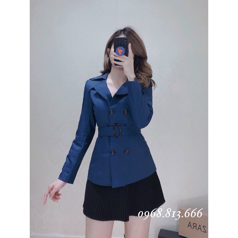 Áo mangto dáng ngắn