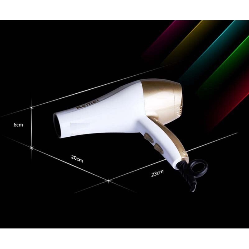 Máy Sấy Tóc Kemei Bảo Vệ Chăm Sóc Tóc 3 Tốc Độ Sấy Kemey - 810