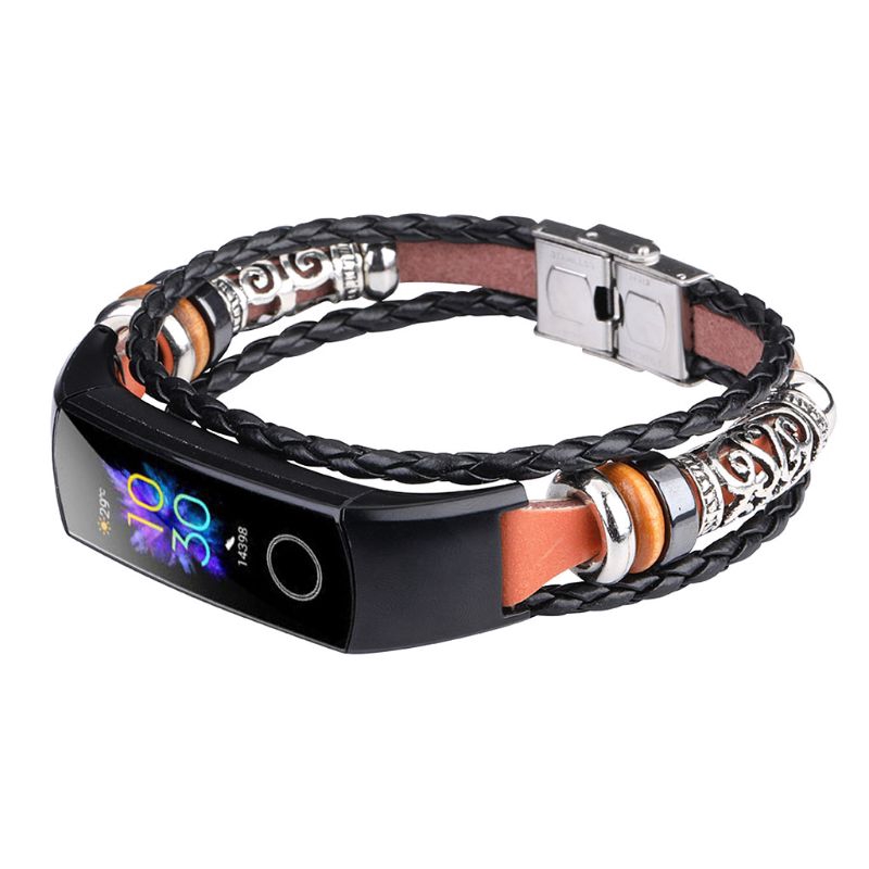 Dây đeo tay bện phối chốt kim loại cho đồng hồ Huawei Honor 5/4