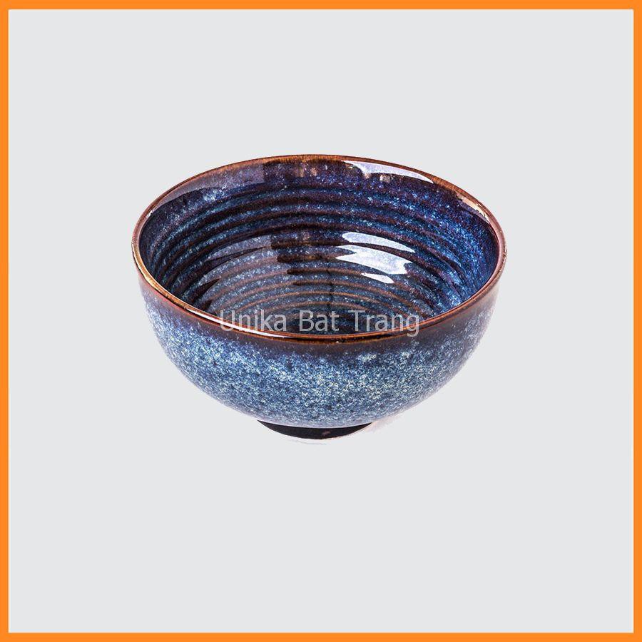 Bát Tô Sâu Men Xanh Hoả Biến D17 & D22  - Bát Tô Cup - Gốm Sứ Cao Cấp Bát Tràng