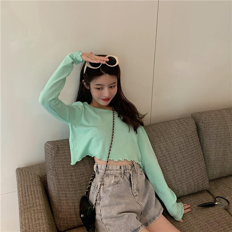 Bộ Áo Croptop Dài Tay 2020 | BigBuy360 - bigbuy360.vn