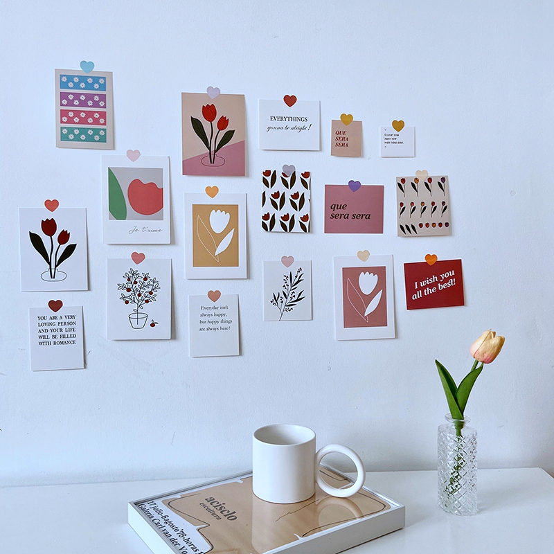 Bộ 17 Tấm Ảnh Hoa Tulip Dùng Để Trang Trí