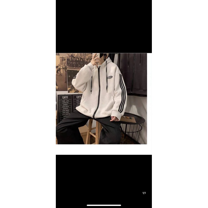 [HCM]ÁO KHOÁC NỈ 3 SỌC FORM UNISEX NAM NỮ MIX ĐỀU NGẦU SIÊU PHẨM VIỆT MỚI BAO ĐẸP