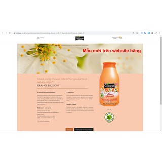 SỮA TẮM TRẮNG DA COTTAGE PHÁP 250ML