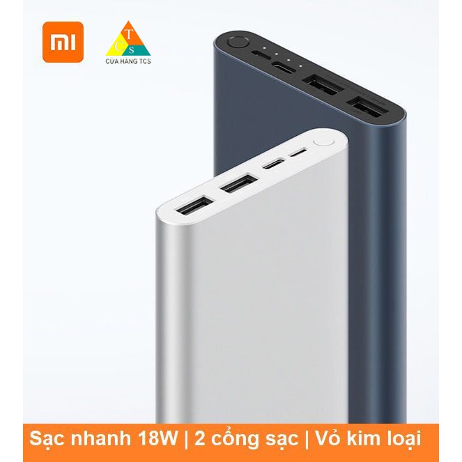 Pin dự phòng 10000mAh gen3 PLM13ZM bản sạc nhanh