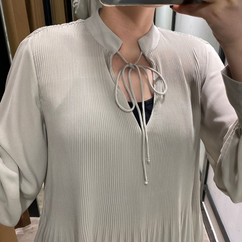 Áo cánh xếp ly HM