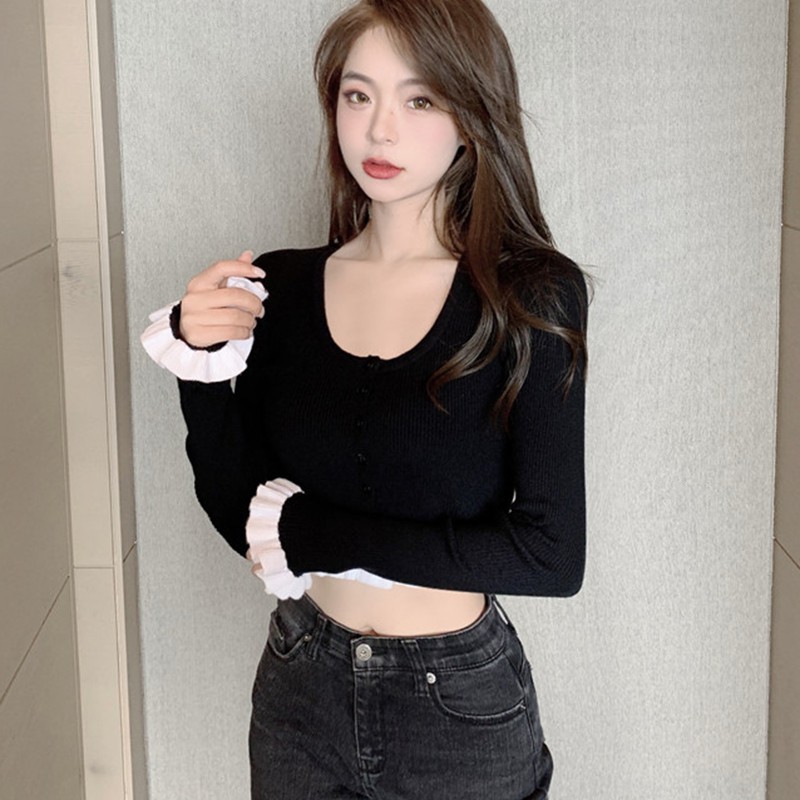Áo Khoác Cardigan Dệt Kim Phong Cách Cổ Điển Xinh Xắn Cho Nữ