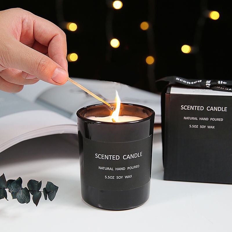 Nến thơm phòng tinh dầu tự nhiên cao cấp Scented candle cup Maydecor nến decor trang trí