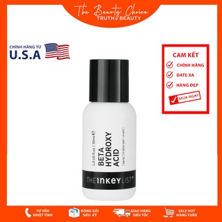 Dung dịch loại bỏ tế bào chết The INKEY List Beta Hydroxy Acid Exfoliant (30mL)