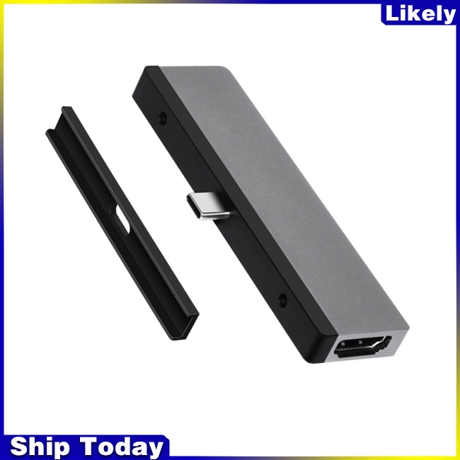 Đầu Chuyển Đổi Âm Thanh 6 Trong 1 Từ Tính Usb 3.0 Type C Sang Hdmi
