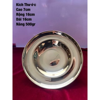 Dĩa Trái Cây Đồng, Mâm Bồng Trơn Vĩnh Tiến số 1 đường kính 16cm