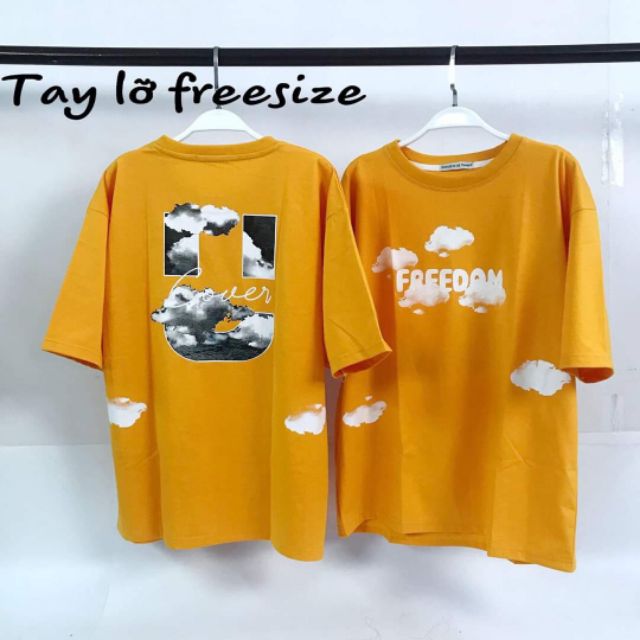 (Video ảnh thật) Áo phông rộng xanh U co ver | BigBuy360 - bigbuy360.vn