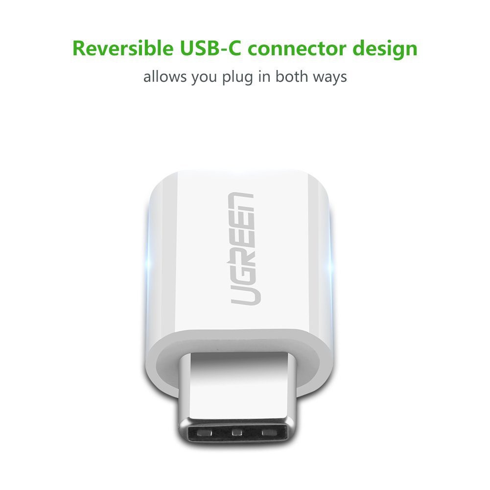 Đầu chuyển USB Type C sang Micro USB Ugreen 30154 cao cấp