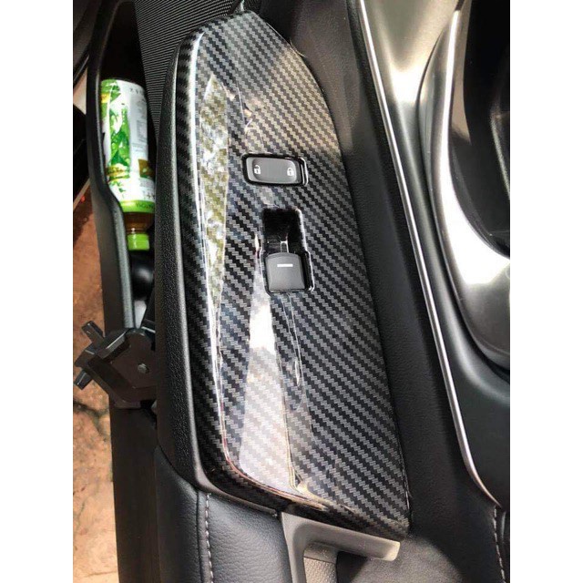 Ốp nội thất carbon xe Honda CRV 2018- 2022 vân Cacbon cao cấp