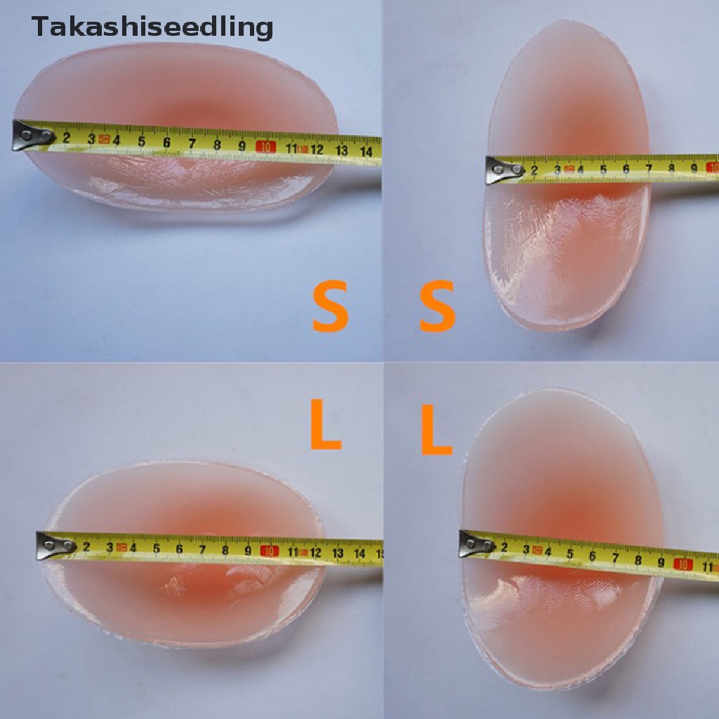 1 Cặp Đệm Silicone Mềm Dán Nâng Ngực Vai Vô Hình Size S / L