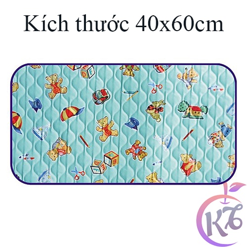 Tấm lót nhựa chống thấm 2 mặt cho bé sơ sinh Jiading (40 x 60cm) - miếng lót chống thắm cho trẻ