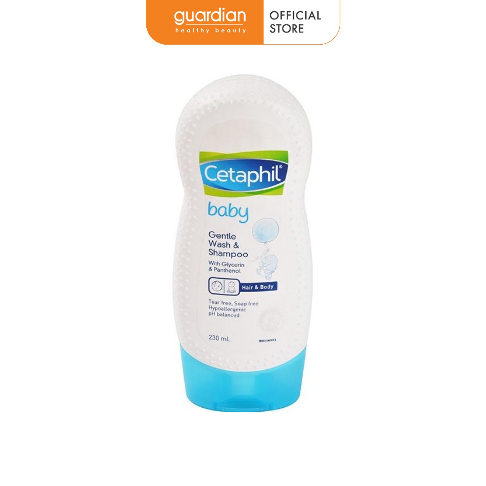 [Mã FMCGMALL giảm 8% đơn từ 250K] Sữa tắm gội toàn thân cho bé Cetaphil Baby (230ml)