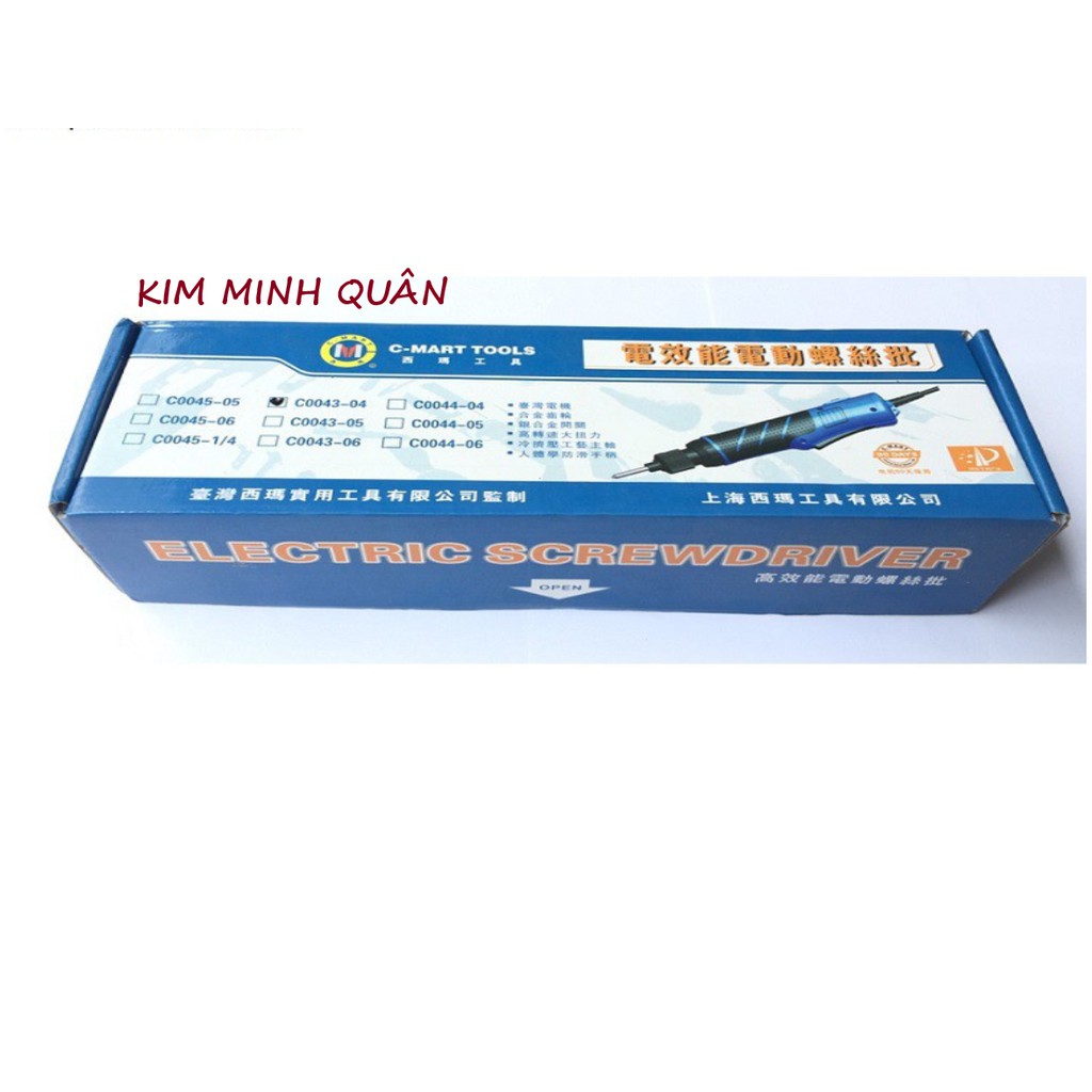 Máy Bắn Vít Công Nghiệp Bán Tự Động Nguồn 36V Đầu Gắn Vít ø  1/4 C0043-1/4 CMART