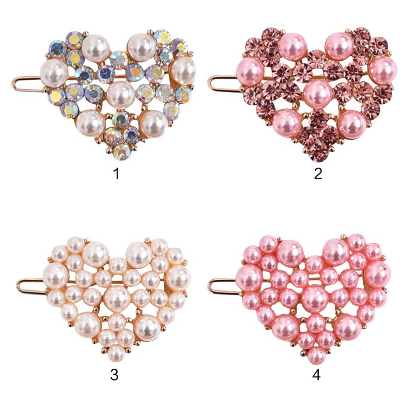 Kẹp Tóc Nhỏ Đính Ngọc Trai Giả Phong Cách Hàn Quốc Cho Nữ