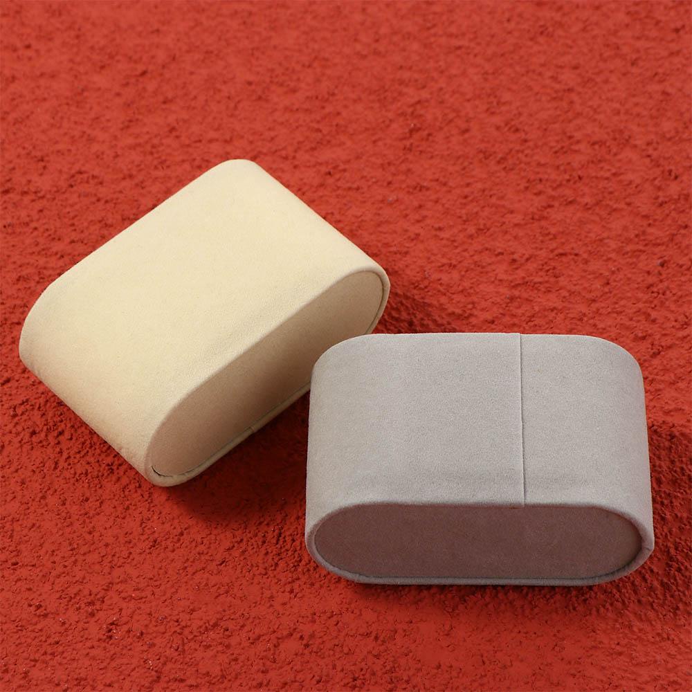 Hộp Đựng Đồng Hồ / Trang Sức Có Đệm Lót Màu Trơn Kiểu Hàn Quốc Cho Nam / Nữ