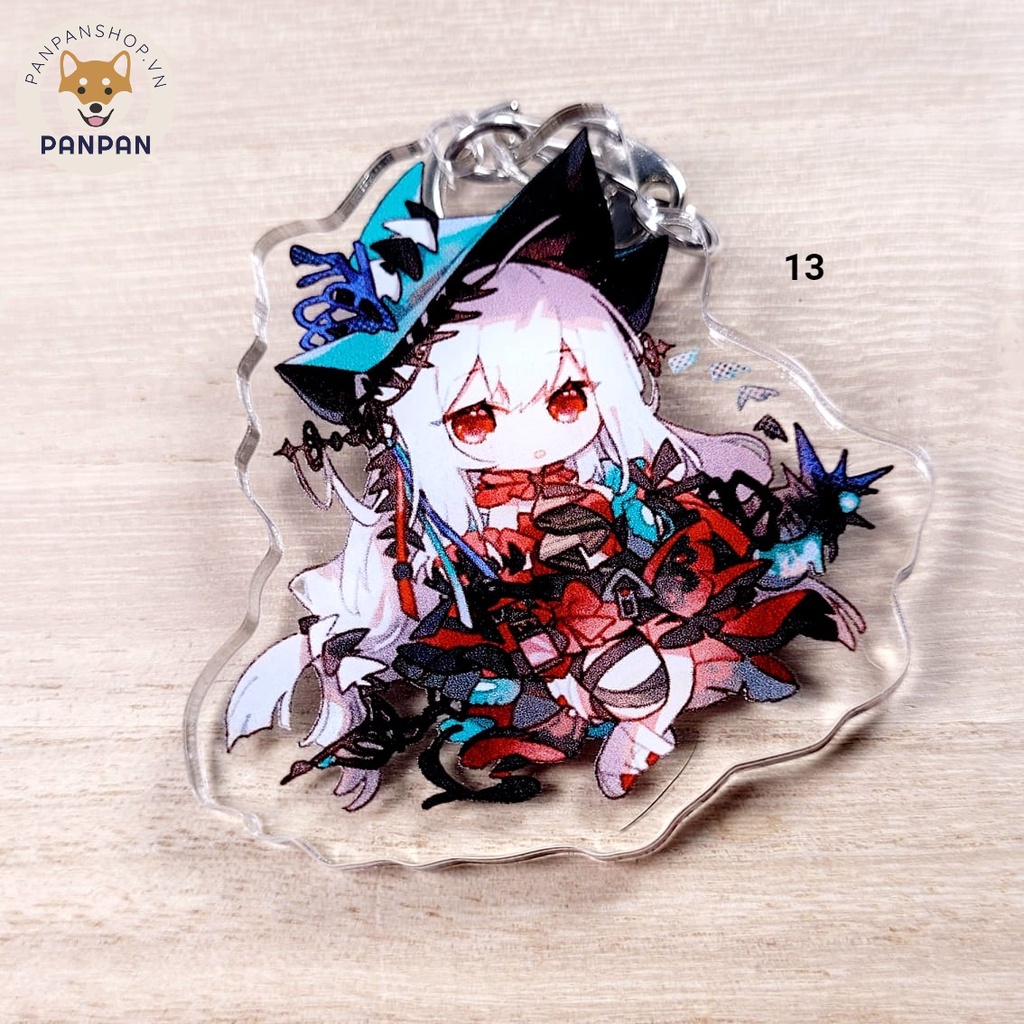 Móc khóa Anime DELUXE Arknights 11 NHÂN VẬT (6cm)