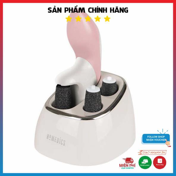 [BH 2 năm] Máy tẩy da chết, Máy chà gót chân siêu mài mòn pin sạc HoMedics PED-1301/Phiên bản đặc biệt 2021